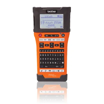 Obrázok produktu pre Brother PT-E550WVP Tlačiareň štítkov 180 x 180 DPI 30 mm/s Káblové a bezdrôtové pripojenie HSE/TZe WLAN QWERTY