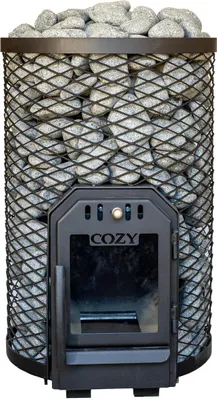 Immagine prodotto di Accogliente stufa per sauna a legna 12 O con 2° bimschv per cabine sauna da 6,0 m³ - 12 m³