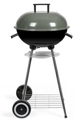 Immagine prodotto di Barbecue a carbonella, Ø 41 cm, altezza 69,5 cm, griglia in acciaio cromato, LIVOO DOC172K, 2 ruote