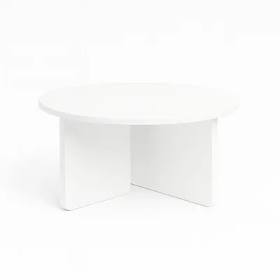 Obrázek produktu pro Konferenční stolek FAVI, 75 cm, minimalistický a nadčasový - bílý
