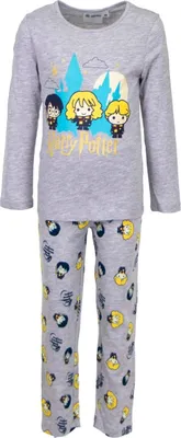 Immagine prodotto di Pigiama da notte Harry Potter in cotone per bambini 4 anni grigio