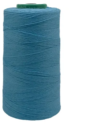 1000m Klöppelgarn Nähgarn Leinengarn himmelblau