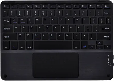 Produktbild von INF Kabellose Touchpad-Tastatur für Tablets Schwarz L