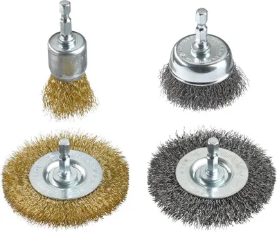 Productafbeelding van kwb Set van 4 draadborstels voor boormachines, artikelnummer 597520