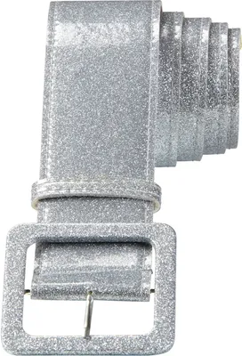 Produktbild von Glitzernder Gürtel - circa 120 cm Silber