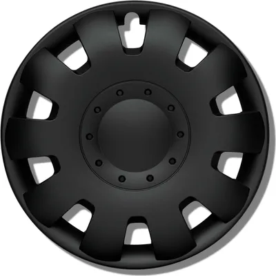 Produktbild von Radkappen 16 Zoll  schwarz - Radzierblenden 4er-Set von 13-17 Zoll - Neptun Radblenden für die meisten Automarken und Stahlfelgen - Zierkappen