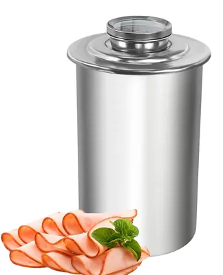 Obrázek produktu pro Lis na šunku z nerezové oceli s teploměrem, určený pro jeden kus, vhodný do kuchyně