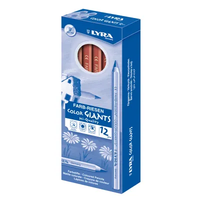 Produktbild von Farbstifte Farbriesen® Color Giants, venezianischrot, 12 Stück