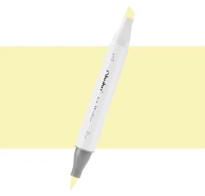 Obrázek produktu pro Lihová fixa OHUHU oboustranná Brush & Chisel, Primrose (Y121)