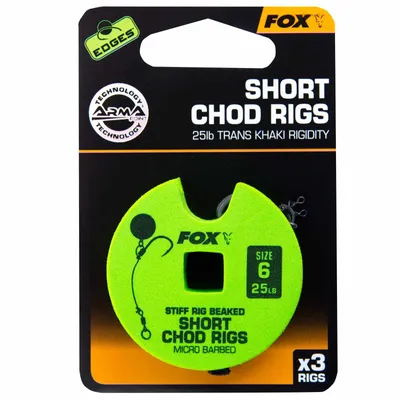 Produktbild von Fox Edges Short Chod Rigs Gr. 6 25lb Rigidity