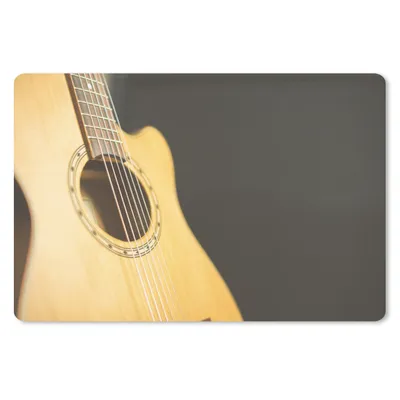 Produktbild von MuchoWow® Mauspad Mousepad Halbseitenansicht einer akustischen Gitarre 27x18 cm - Mousepads - Maus Mat - Pad - Mausunterlage - Büroartikel - Desk Matten