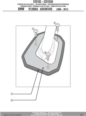 Immagine prodotto di Estensione cavalletto laterale GIVI per BMW R 1200 GS/GS Adventure