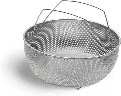 Produktbild von SPRINGLANE Edelstahl Dampfgareinsatz für Schnellkochtöpfe und 5-Liter Kochtöpfe, spülmaschinenfest