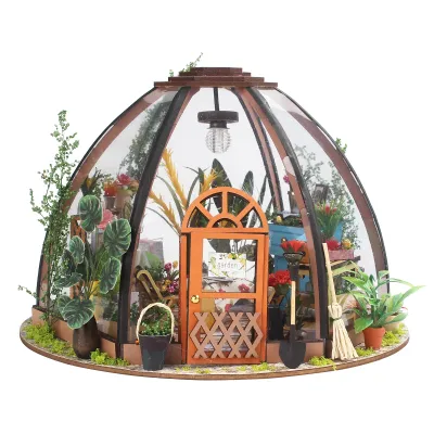Image de Modèle de chambre fleurie à faire soi-même Moule stéréoscopique en bois fait main pour enfants et adultes