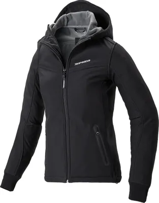 Zdjęcie produktu dla Damska tekstylna kurtka motocyklowa Spidi Hoodi Armor, czarna, M