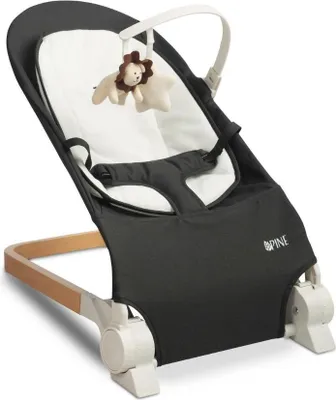 Image de Fauteuil inclinable pour bébé, ergonomique Pine - noir
