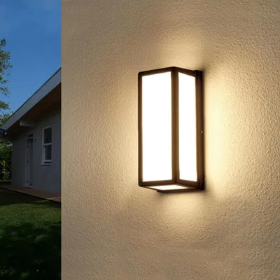 Produktbild von 18W LED Wandlampe Warmweiß Modern Wandleuchte Wasserdicht Wandbeleuchtung für Innen, Außen, Treppe, Terrasse, Flur, Garage