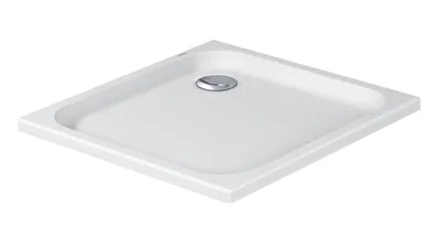 Image de Duravit Receveur de douche D-Code 800 x 800 mm - Acrylique Blanc