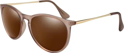Produktbild von LINVO Sonnenbrille Damen Polarisiert Retro Runde Vintage UV400 Schutz