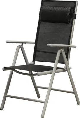 Produktbild von ib style®JAMAICA Hochlehner Klappstuhl mit Aluminiumgestell Gartenstuhl Multipositionssessel inkl. NACKENKISSEN