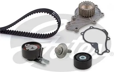 Produktbild von Gates Zahnriemensatz + Wasserpumpe für Citroen Ford Mazda Peugeot Toyota