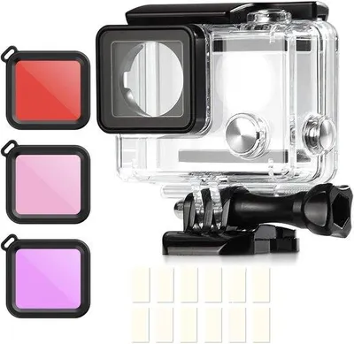 Produktbild von Duikbehuizing für GoPro Hero 3+ 4 mit Wasserfiltern und Anticondens-Instrumenten