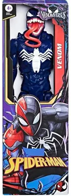 Image de Figurine articulée : venom 30 cm - collection spiderman - spider-man héros titan séries - hasbro - g0940