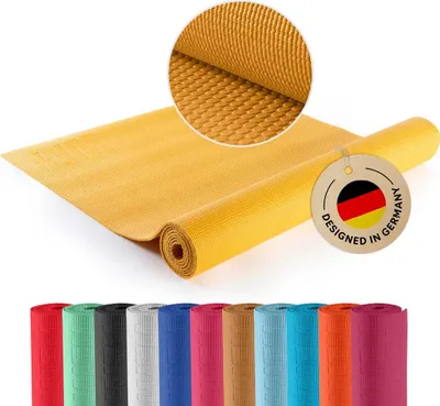 Produktbild von #DoYourYoga fitness mat Kirana jóga mat tenká gymnastika mat běhací pás sportovní vybavení podložka Pilates cvičení footfall zvuk pohlcující protiskluzové a robustní