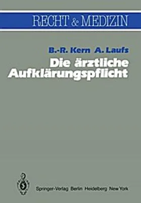 Obrázek produktu pro Die ärztliche Aufklärungspflicht