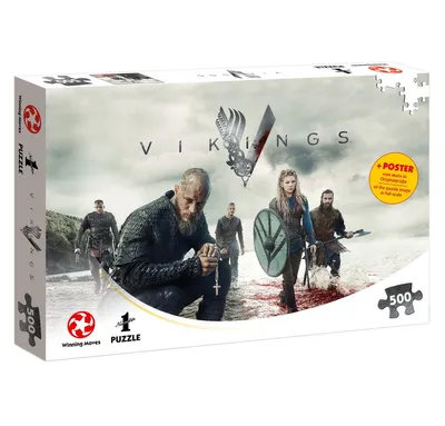 Immagine prodotto di Puzzle Vikings The World Will be Ours Wikinger Fanartikel 500 Teile 48 x 34 cm