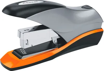 Image de Rexel Optima 70 manueller Hefter - silber/schwarz - 50 x 155 x 240 mm - 254 x 100 x 63 mm (2102359)