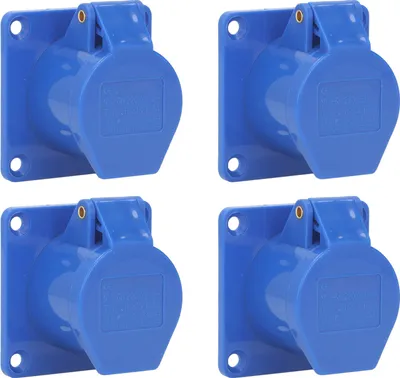 Produktbild von Industriesteckdose,3-polige verdeckte Industriesteckdose,verdeckte Industriesteckdose,wasserdichte Industriesteckdose,Außensteckdose,Steckdose