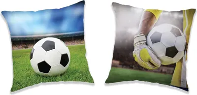 Image de Coussin Football deux faces 40x40 cm
