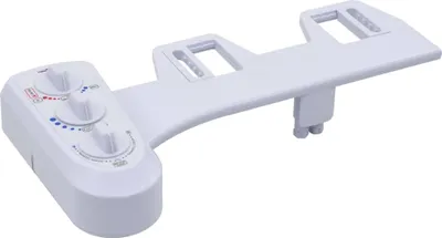 Produktbild von Hochwertigen Möbel Sonstige Badausstattung - Bidet-Aufsatz für Toilettensitz Heiß-/Kaltwasser Doppeldüsen NEU4186706