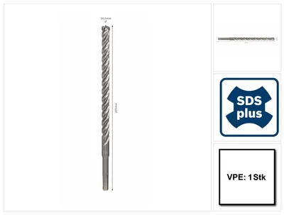 Produktbild von Bosch Hammerbohrer SDS-plus 7X Bohrer 14x200x265mm Carbide ( 2608576160 ) PGM