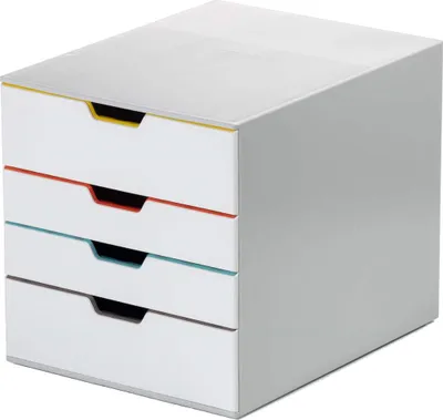 Obrázok produktu pre DURABLE Schubladenbox VARICOLOR Mix 4 Fächer mehrfb