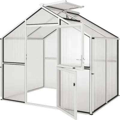 Produktbild von KGT Gewächshaus "Novum II" pressblank 5,7 m² 10 mm HKP