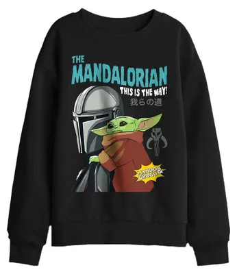 Obrázok produktu pre The Mandalorian & Grogu – detská mikina TV34083 (140–146) (čierna)