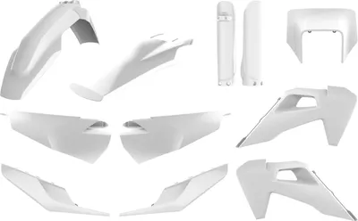 Produktbild von POLISPORT Verkleidungskit 11 Weiß für Husqvarna