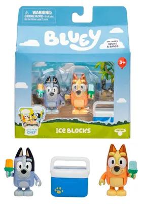 Zdjęcie produktu dla Figurki Bluey i Bingo z Lodami 2 sztuki