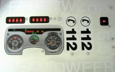 Produktbild von Rolly Toys Aufkleber Sticker Set Feuerwehr Unimog
