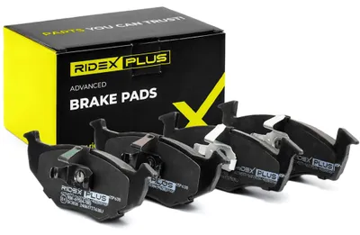 Produktbild von RIDEX PLUS Bremsbeläge Satz Vorne Bremsklötze für VW POLO (9N) 402B0016P