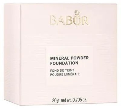 Zdjęcie produktu dla BABOR Mineral Powder Foundation 02 medium, Skóra uniwersalna, Wszystkie odcienie skóry, Paleta, Puder prasowany, Radiant, 20 g