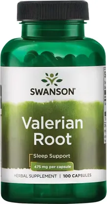Obrázok produktu pre Valeriánsky koreň 475 mg 100 kapsúl Swanson Health Products