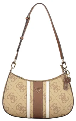 Produktbild von Elegant Beige Handtasche mit Verstellbarem Gurt und Schlüsselanhänger