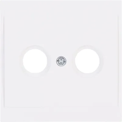 Produktbild von Kopp Antennenabdeckung TV/RF Malta, arktisweiß, 313613186