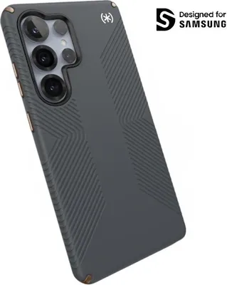 Zdjęcie produktu dla Speck Presidio2 Grip Magnet – Etui ochronne do Samsung Galaxy S25 Ultra (Charcoal Grey / Cool Bronze / White)