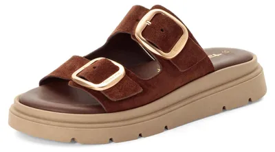 Produktbild von Tamaris Damen Heeled Mules Leder, braun, 38 EU