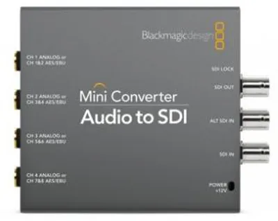 Immagine prodotto di Blackmagic Design CONVMCAUDS2, Convertitore video attivo, Grigio, Windows 10, Mac OS X 10.15 Catalina, Mac OS X 11.0 Big Sur, 4:2:2, 4:4:4, RGB, YUV