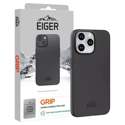 Produktbild von Eiger Grip Case iPhone 15 Pro (schwarz)